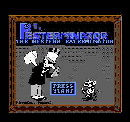 Terminator title screen for NES